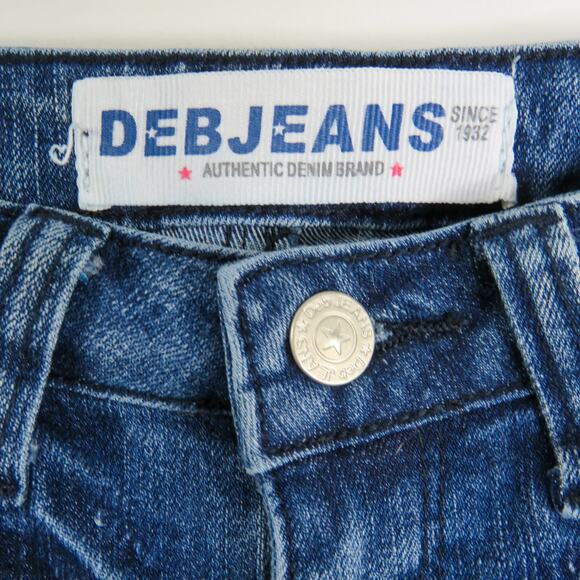 Deb 2000s Y2k Vintage Low Rise Flared Leg Jeans Flare Jeans Size 1 Waist 24" - Picture 4 of 6